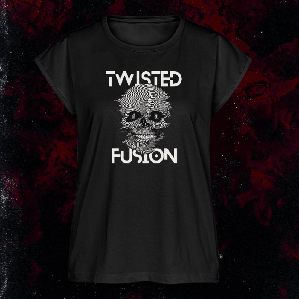 Twisted Fusion Merchandise Damen T-Shirt mit modernem Graphic Design und bequemem Schnitt
